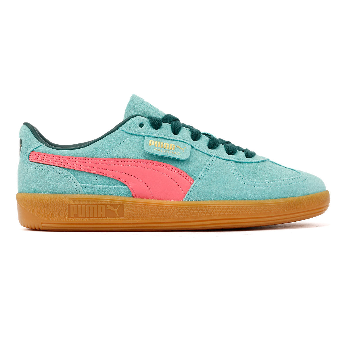 Puma Palermo Leather Aquatic/Dark Myrtle Trainers