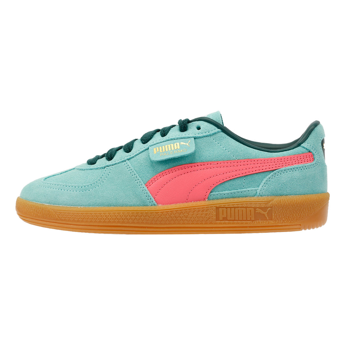 Puma Palermo Leather Aquatic/Dark Myrtle Trainers