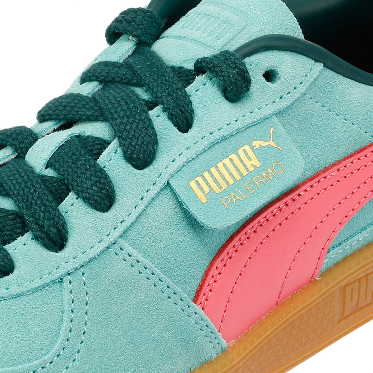 Puma Palermo Leather Aquatic/Dark Myrtle Trainers