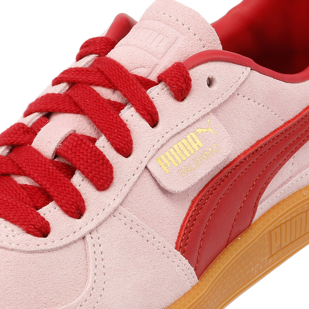 Puma Palermo Leather Rose/Dark Crimson Trainers