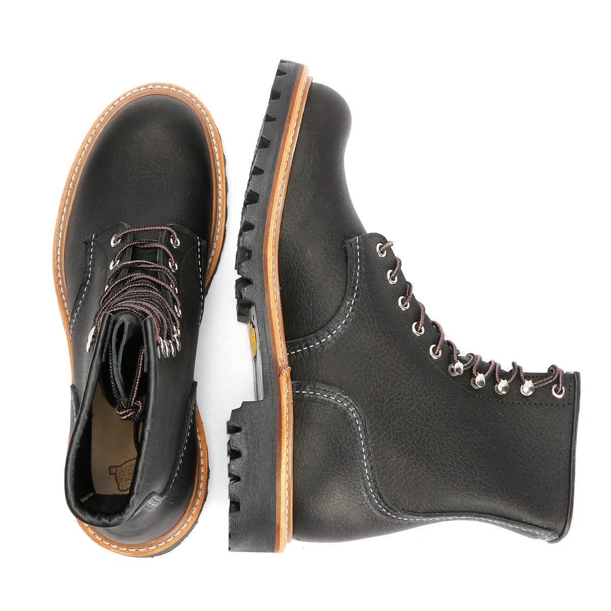 Red Wing 4501 8-Inch Logger Oil Leather Men's Black Boots