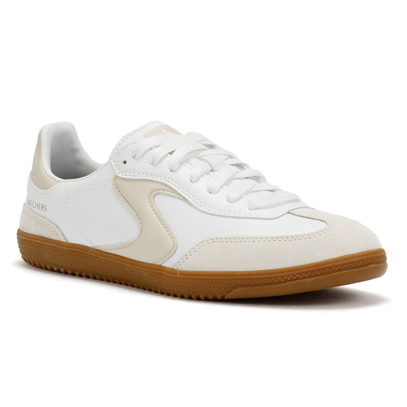 Skechers Hotshot Kickoff Leather Women's White/Natural Trainers