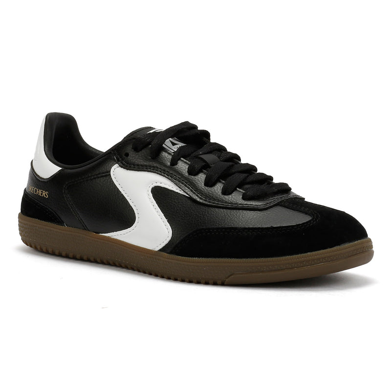 Skechers Hotshot Kickoff Leather Women's Black/White Trainers