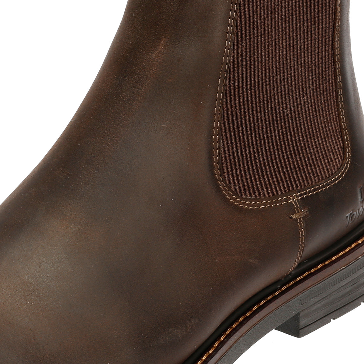 Tower London Harbour Leather Men's Dark Brown Chelsea Boots