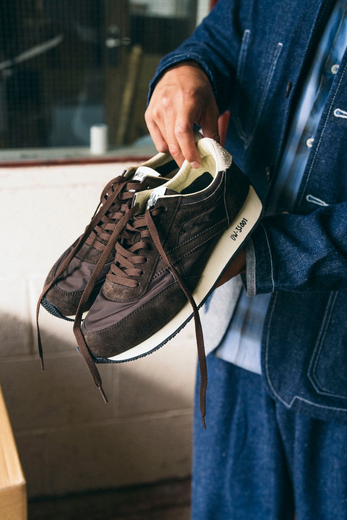 Walsh x Universal Works Tornado Men's Brown Trainers