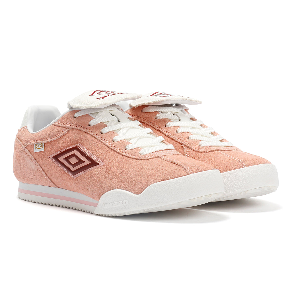 Umbro 5V5 Suede Women's Impatients Pink/Red Dahlia Trainers