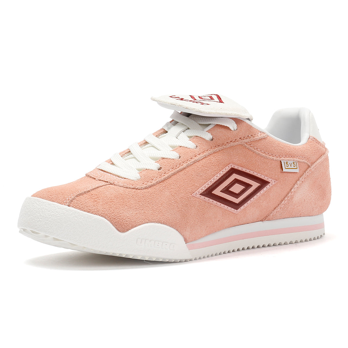 Umbro 5V5 Suede Women's Impatients Pink/Red Dahlia Trainers