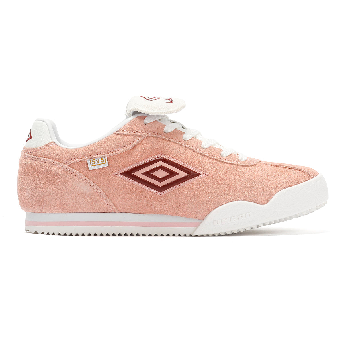 Umbro 5V5 Suede Women's Impatients Pink/Red Dahlia Trainers