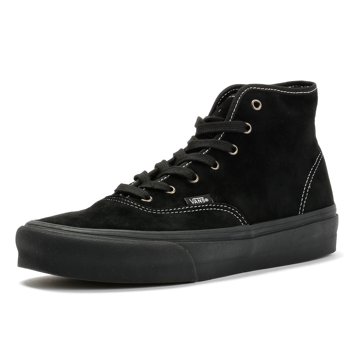 Vans Authentic Hi 2.0 Men's Pig Suede Black Trainers