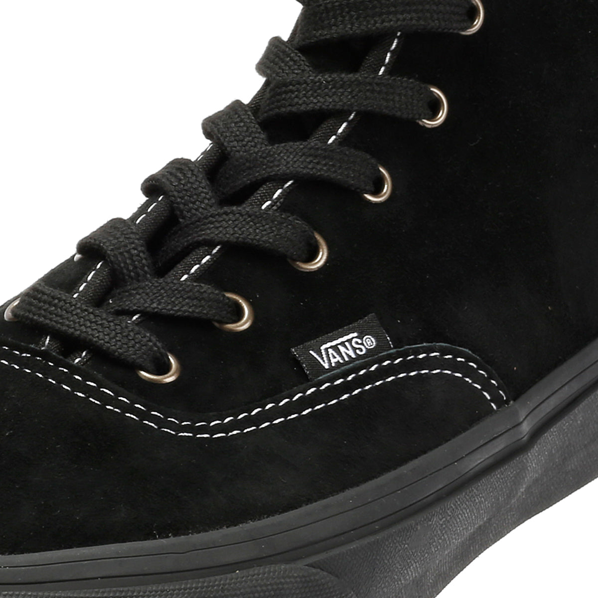 Vans Authentic Hi 2.0 Men's Pig Suede Black Trainers