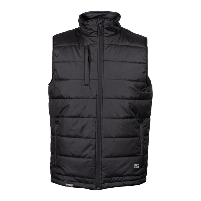 Hard Yakka Puffa 2.0 Vest Men's Black Gilets