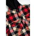 Hard Yakka Quilted Flannel Shacket Men's Red Shirt Jacket