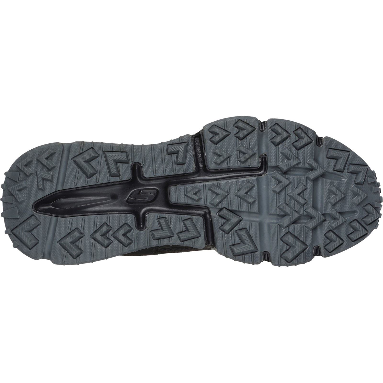 Skechers Skech-Air Sleek Envoy Leather Men's Black Hiking Boots