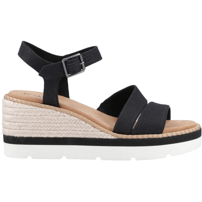 TOMS Darya Synthetic Women's Black Sandals