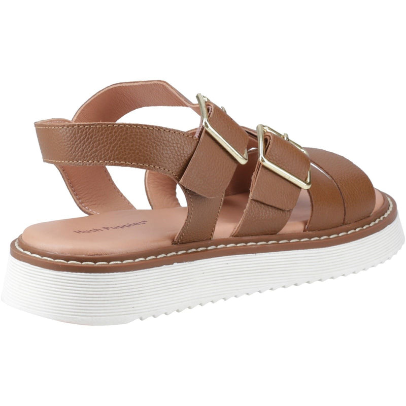 Hush Puppies Cady Leather Women's Tan Sandals