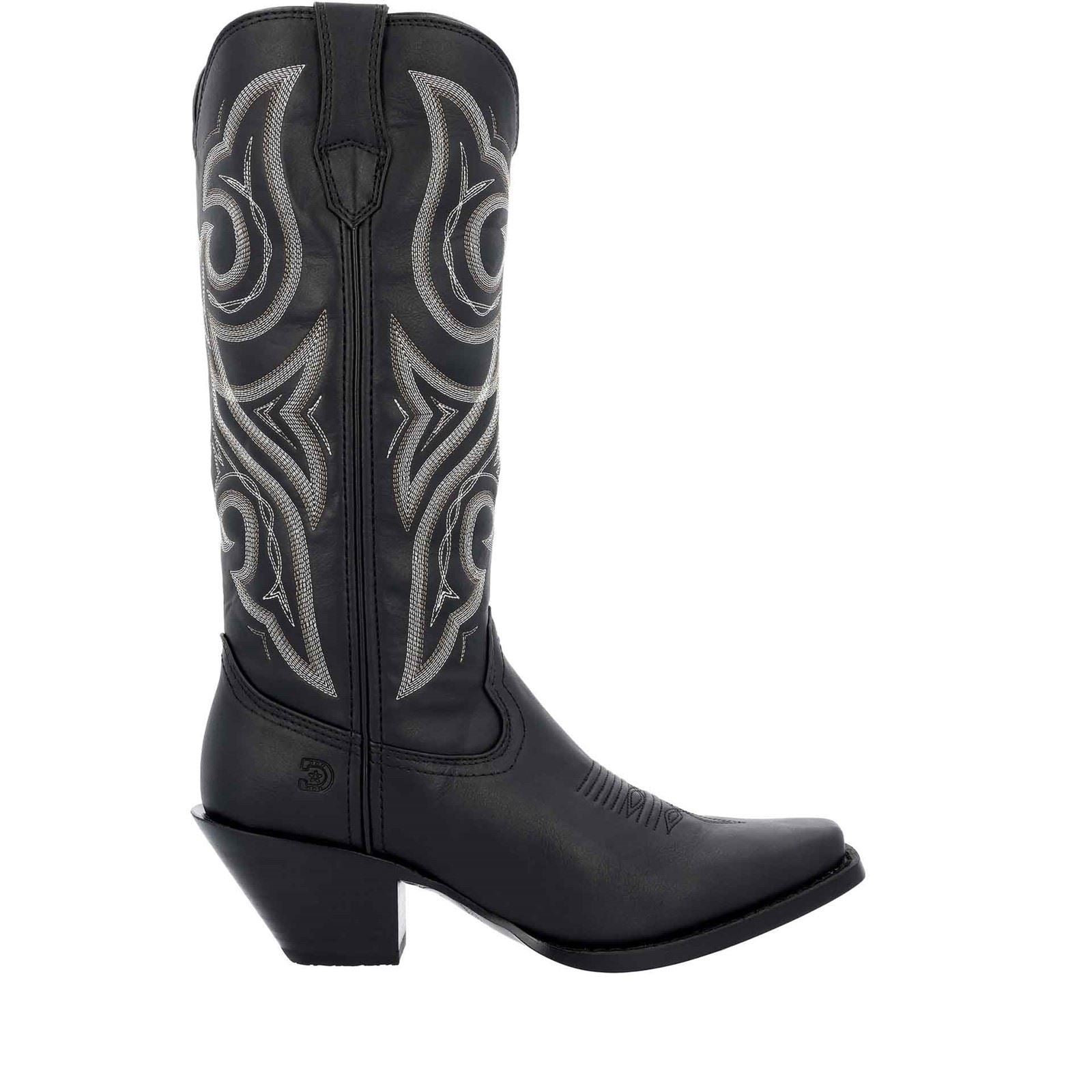 Durango Crush Faux Leather Women's Black Boots