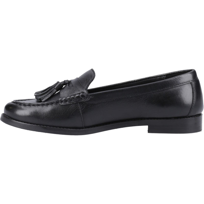 Hush Puppies Connie Leather Women's Black Loafers