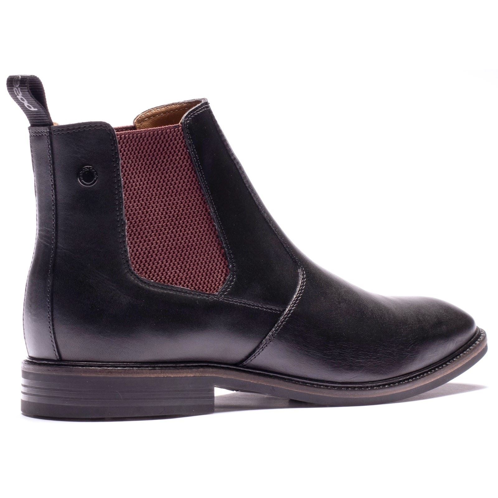 Base London Kensington Leather Men's Black Boots