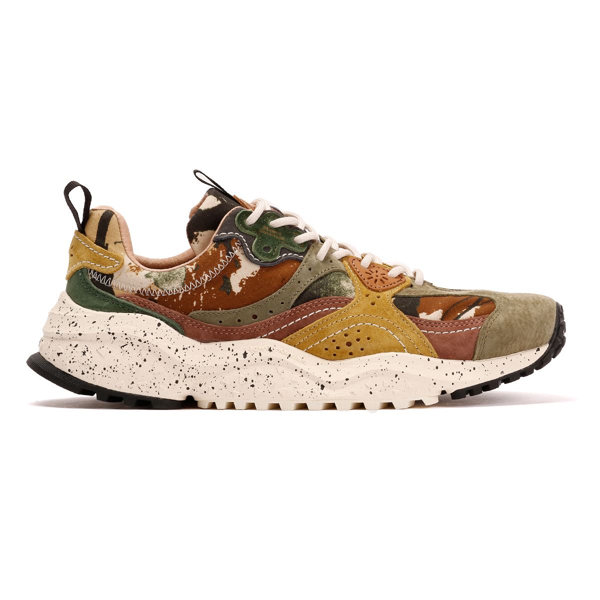 Flower Mountain Wave Suede Men's Camouflage Trainers
