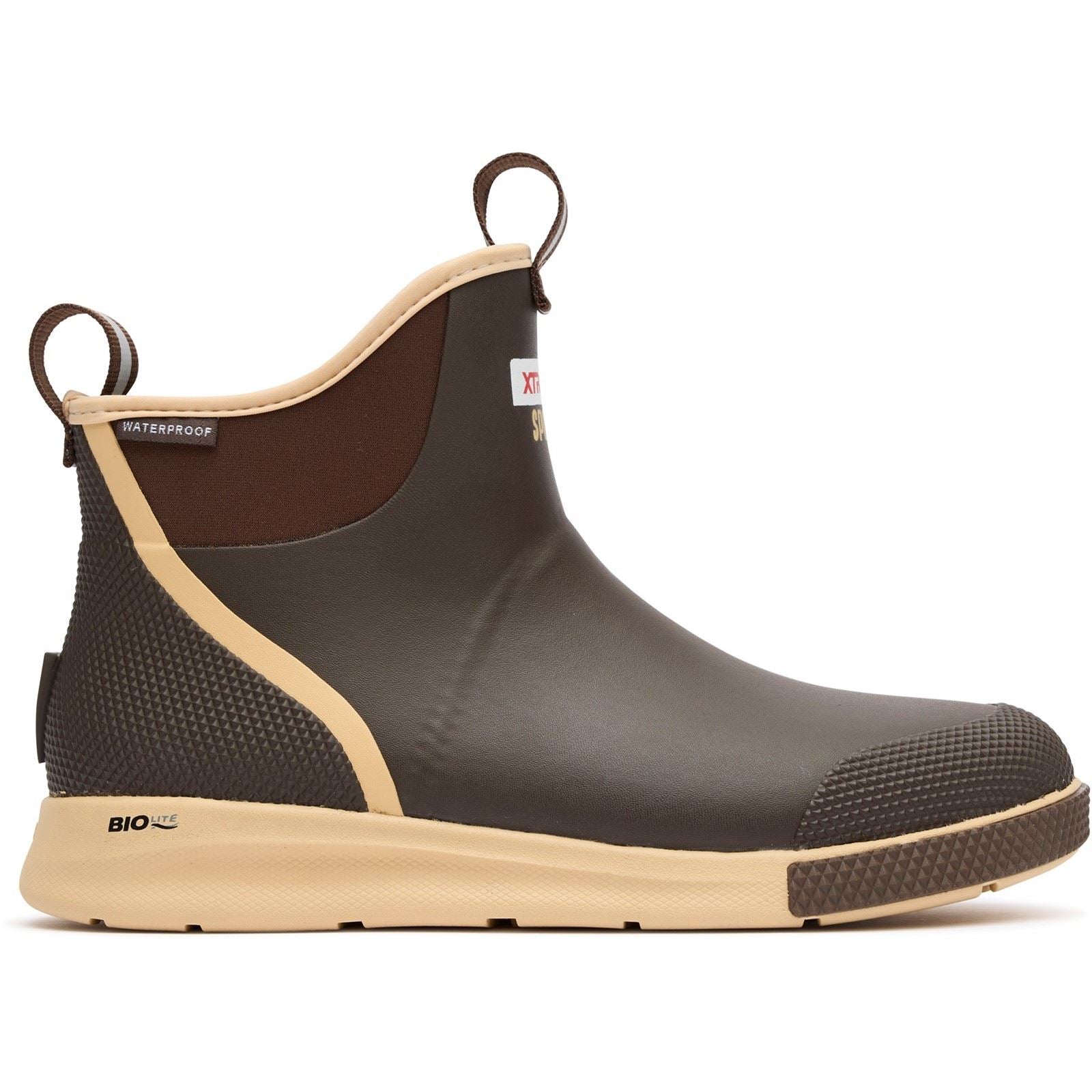 Xtratuf Ankle Deck Boot Sport EVA Men's Chocolate/Tan Wellington Boots