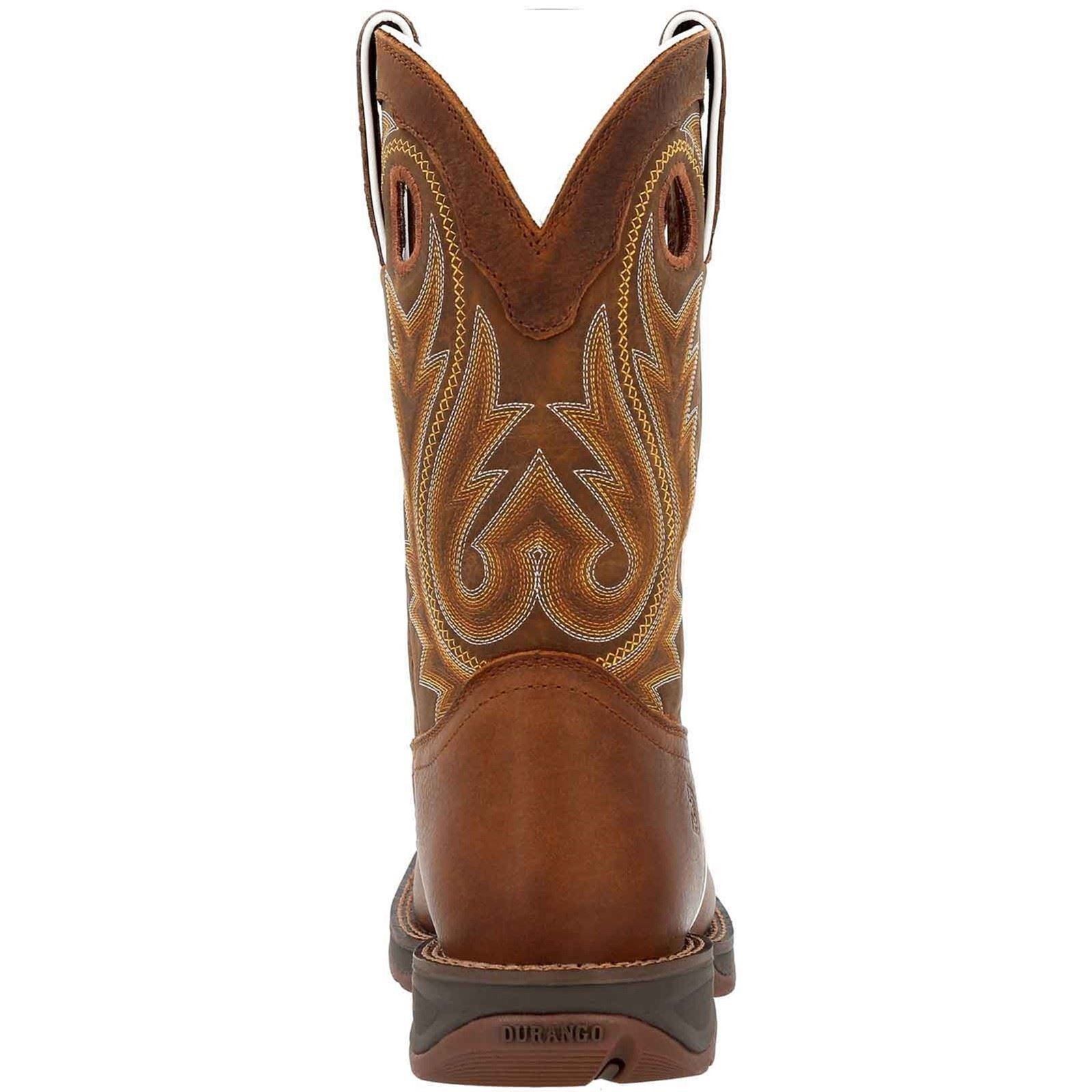 Durango Rebel Leather Men's Saddle Brown Boots