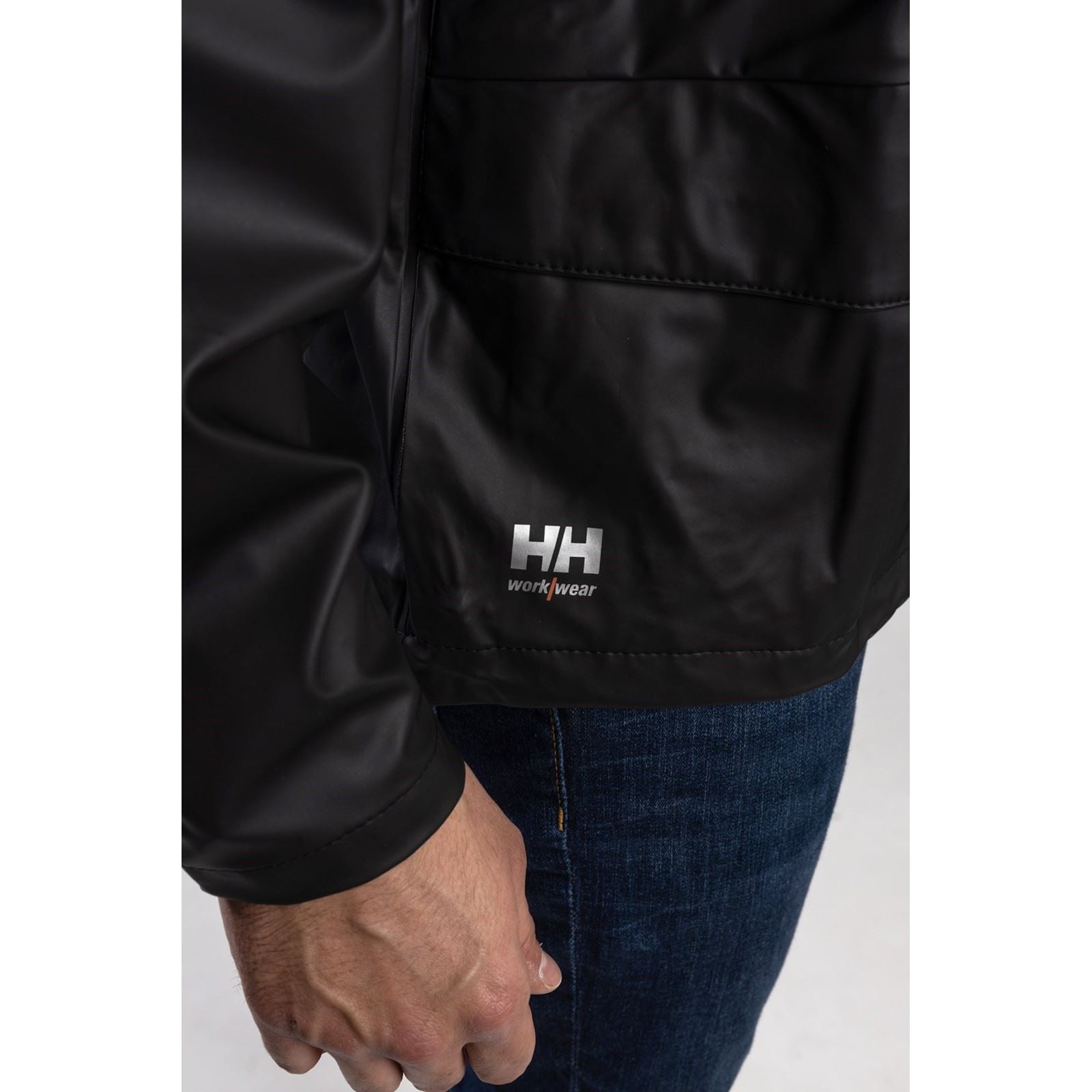 Helly Hansen Workwear Voss Black Rain Jacket