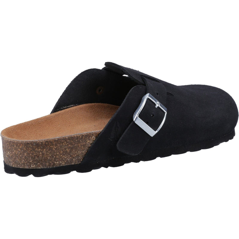 Hush Puppies Bailey Suede Women's Black Mules