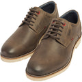 Pod Hampton Leather Men's Grey Lace-Up Shoes