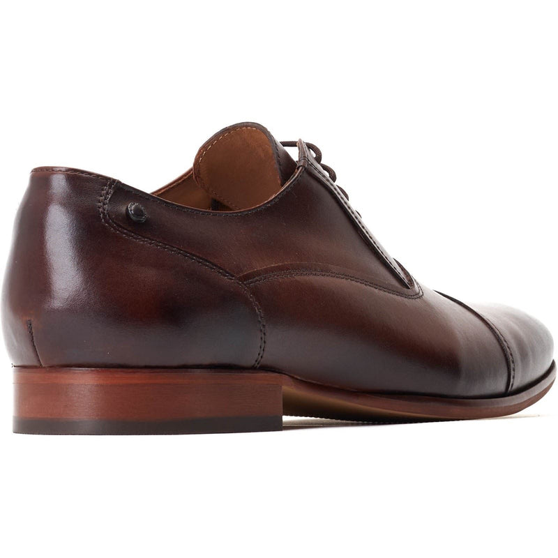 Base London Angelo Leather Men's Brown/Black Oxford Shoes