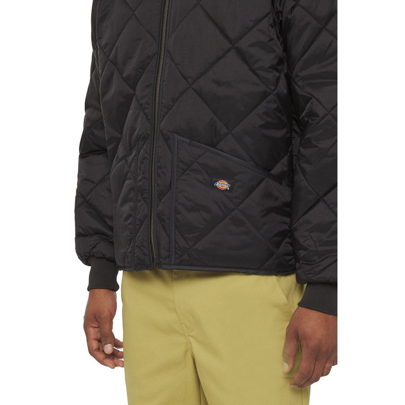 Dickies Diamond Men's Black Quilted Jacket