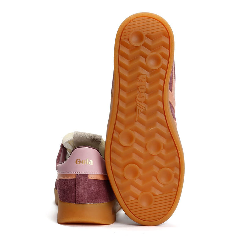 Gola Cyclone Suede Women's Windsor Wine/Terracotta/Candy Trainers