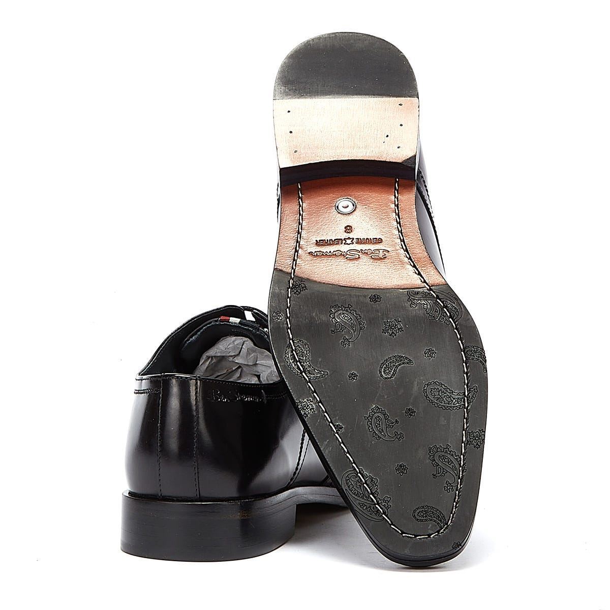 Ben Sherman Kingston Derby Mens Black Shoes