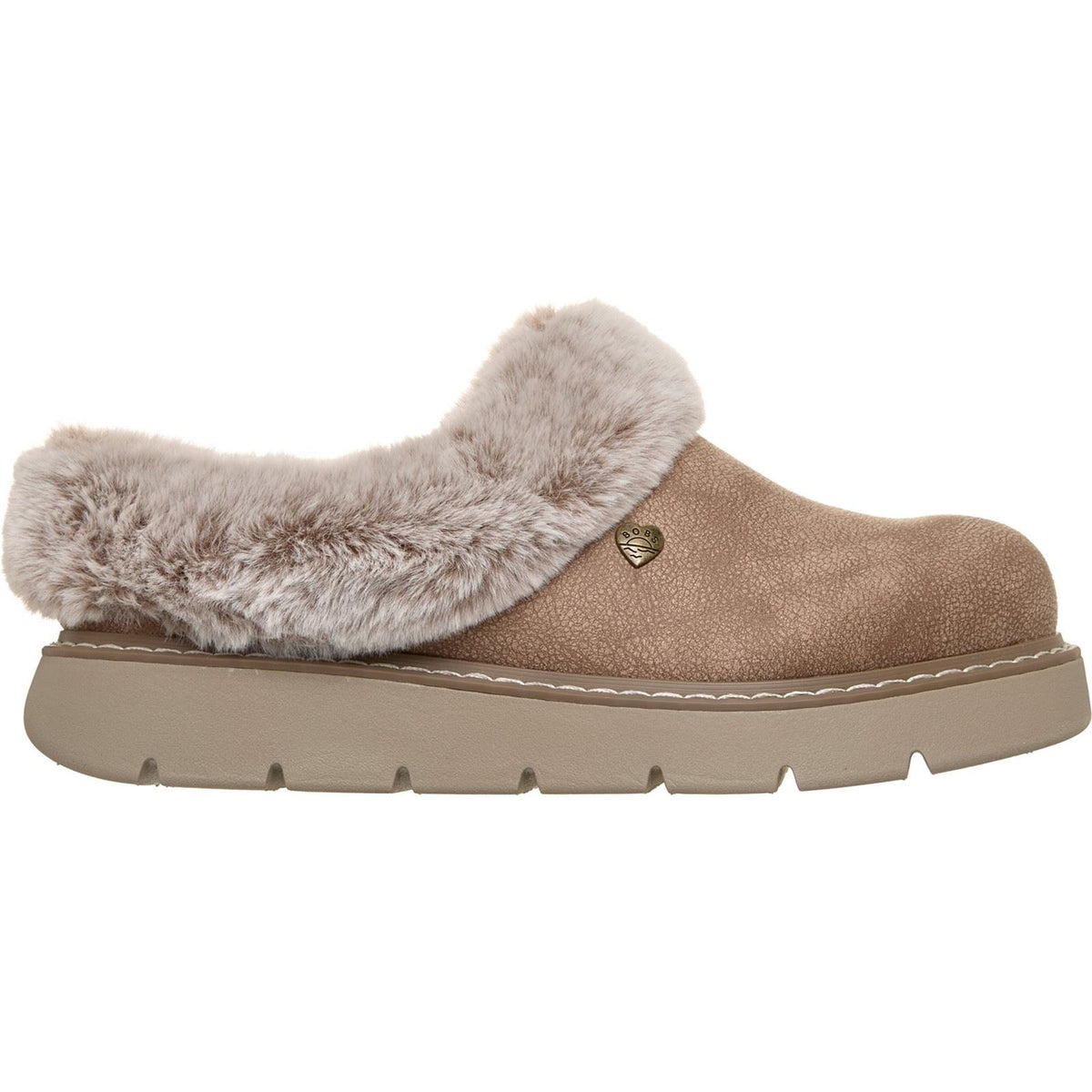 Skechers Keepsakes Lite Cozy Blend Textile Women's Taupe Slippers
