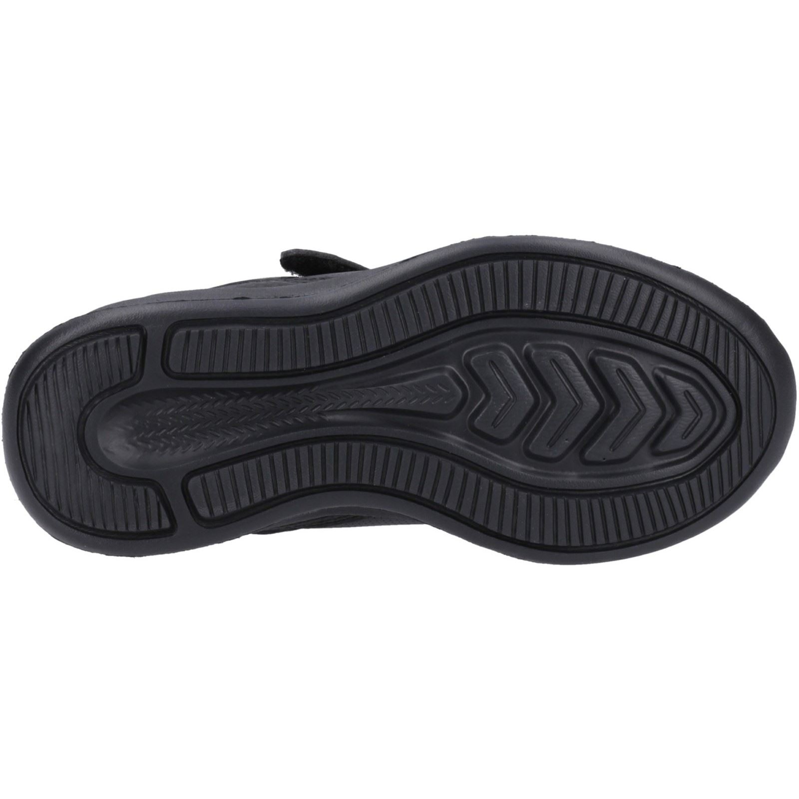 Hush Puppies Marling Bungee Lace Youth Black Shoes - UK 6
