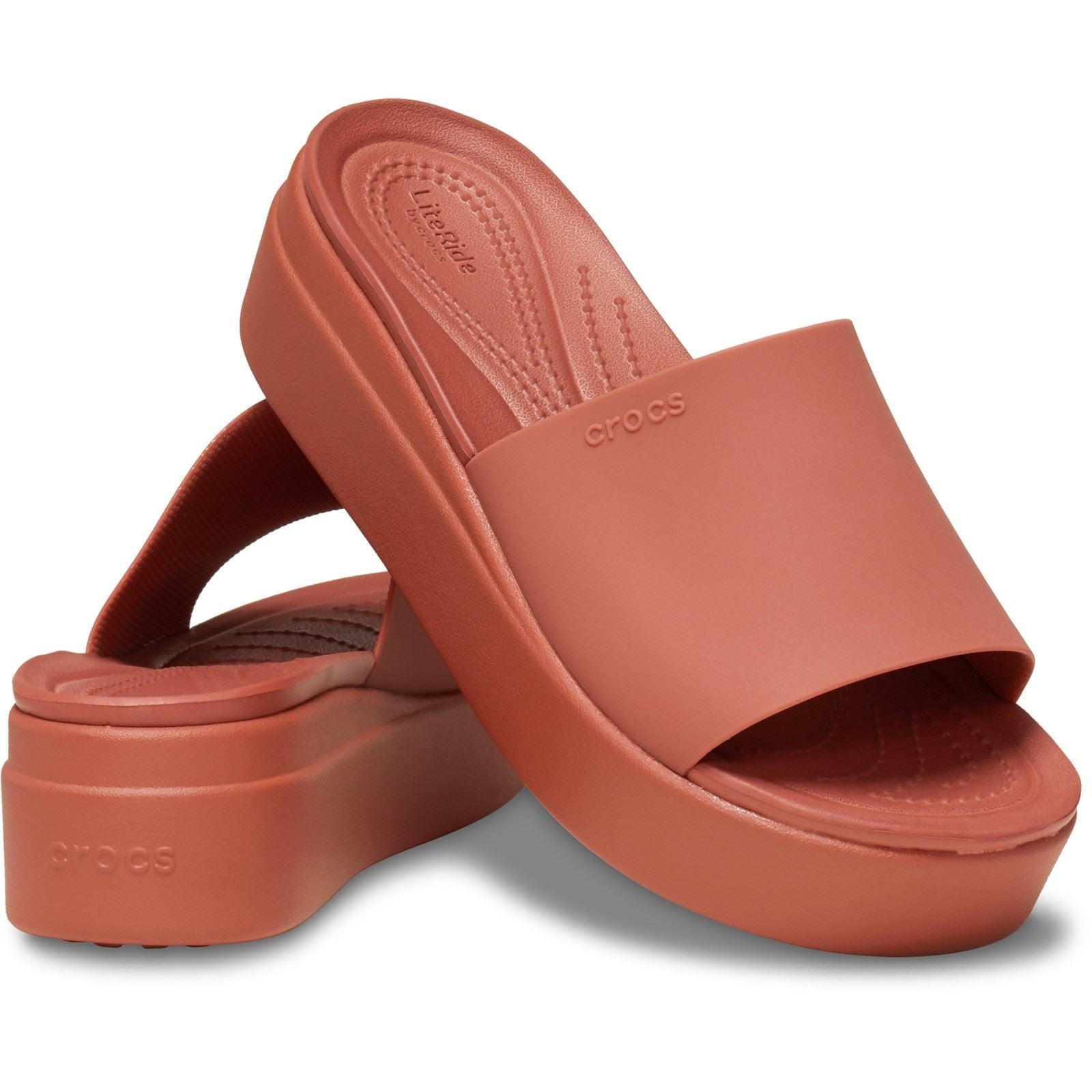 Crocs Brooklyn Slide Synthetic Women's Spice Slides