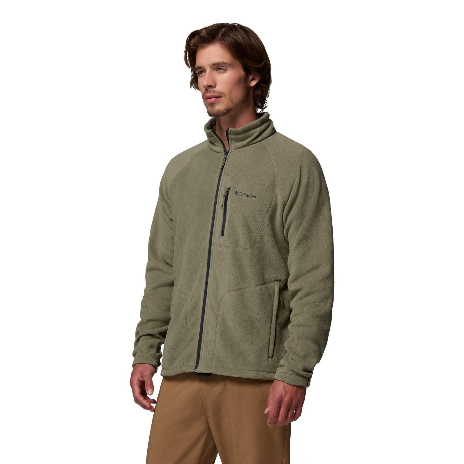 Columbia Fast Trek II Full Zip Men's Green Fleece Jacket