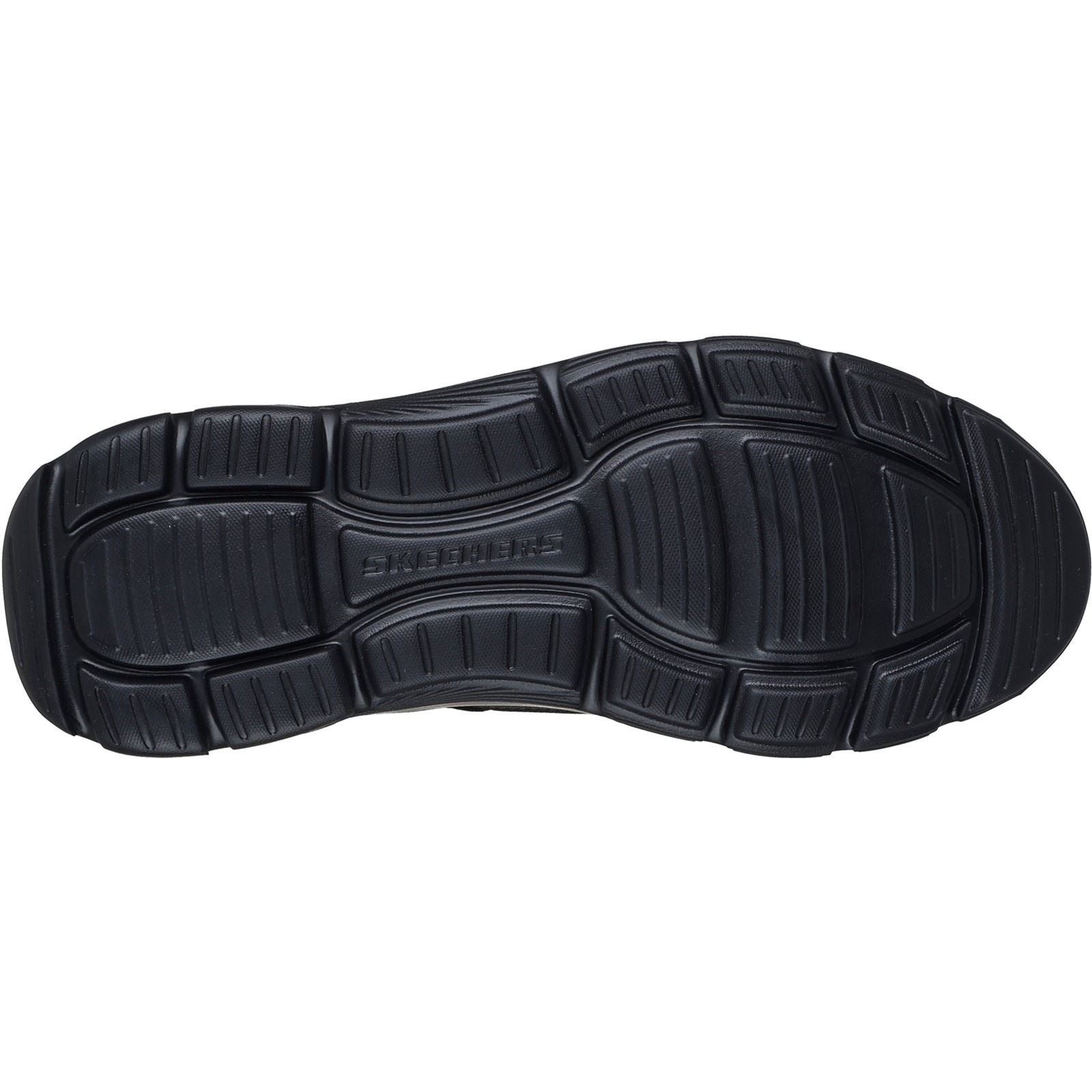 Skechers Arch Fit Garza Rowan Leather Men's Black Lace-Up Shoes