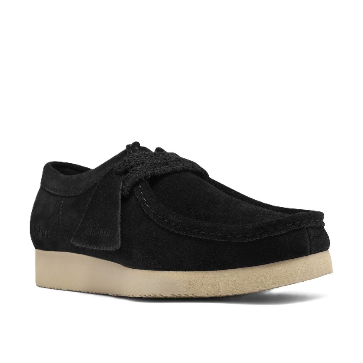 Clarks Originals Wallabee Lite Suede Women's Black Shoes