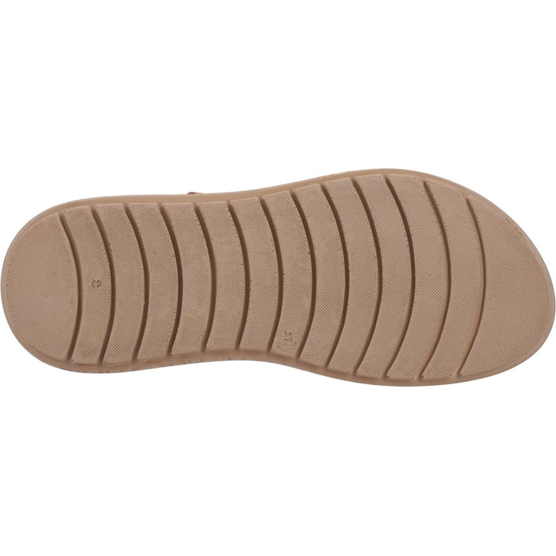 Hush Puppies Alison Leather Women's Tan Sandals