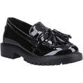 Hush Puppies Abigail Patent Leather Youth Girl's Black Loafers
