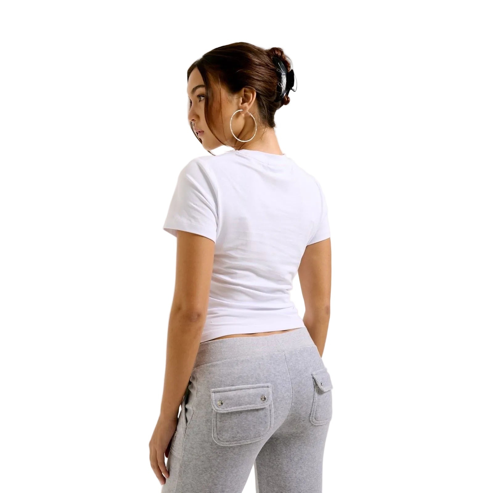 Juicy Couture Impact Juicy Logo Cotton Women's White T-Shirt