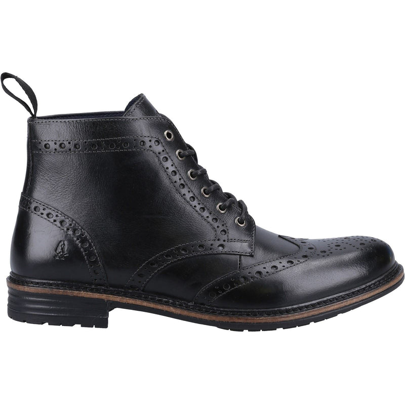 Hush Puppies Joshua Leather Men's Black Boots