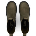 TOMS Rowan Leather Women's Olive Boots