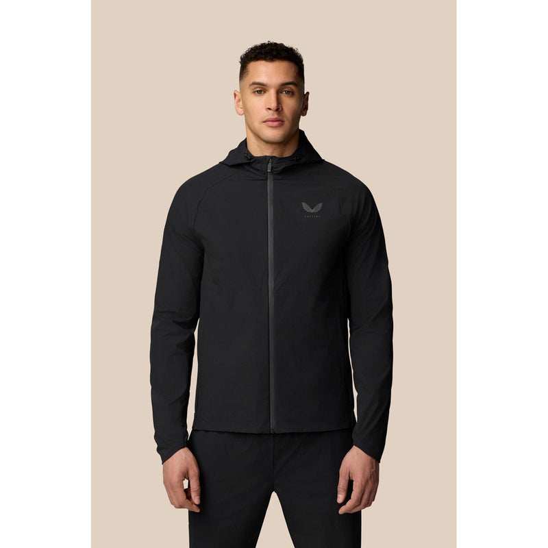 Castore Branded Elastic Wind Jacket Men's Black
