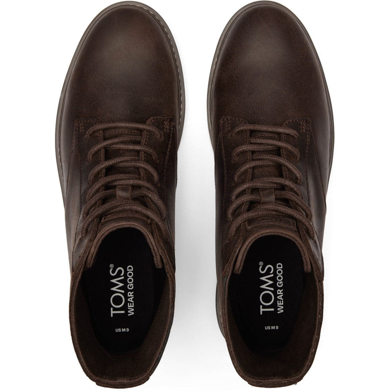 TOMS Navi TRVL Lite Ranger Leather Men's Dark Brown Boots