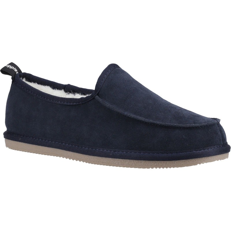 Hush Puppies Charles Suede Men's Navy Slippers