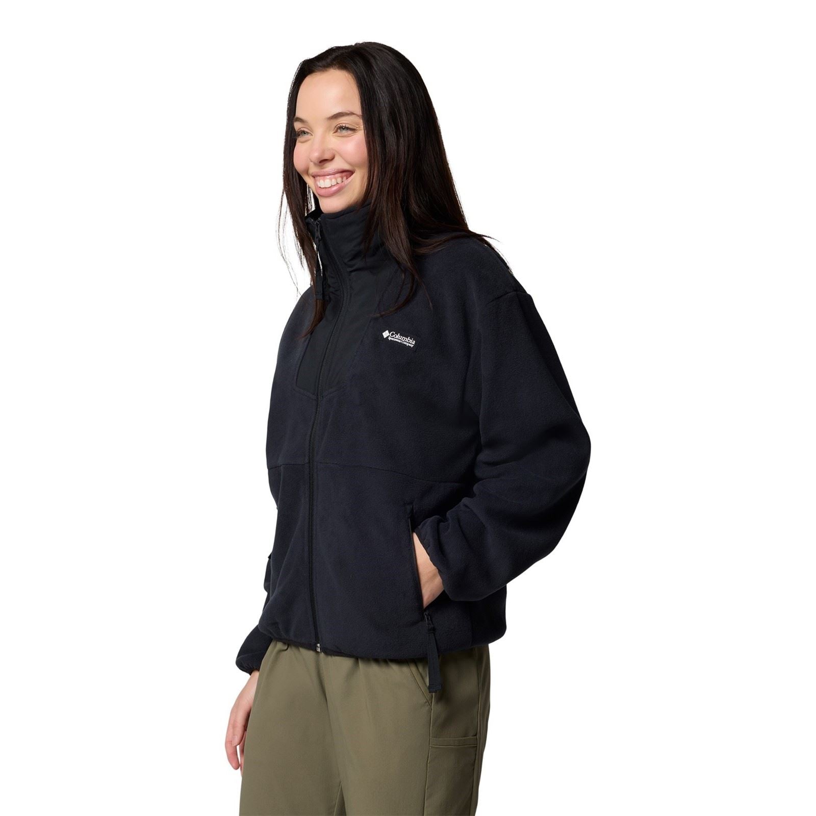 Columbia Sequoia Grove Full Zip Women's Black Fleece Jackets