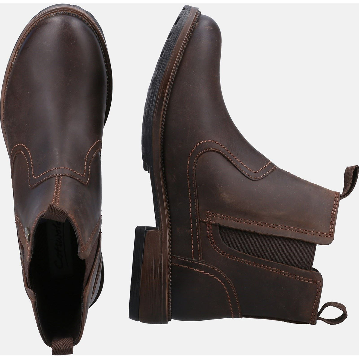 Cotswold Laverton Leather Women's Brown Boots