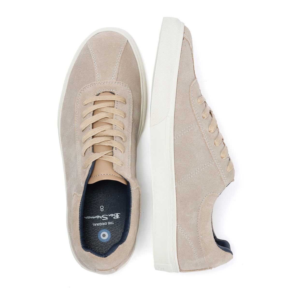 Ben Sherman Bentley II Suede Men's Stone Trainers