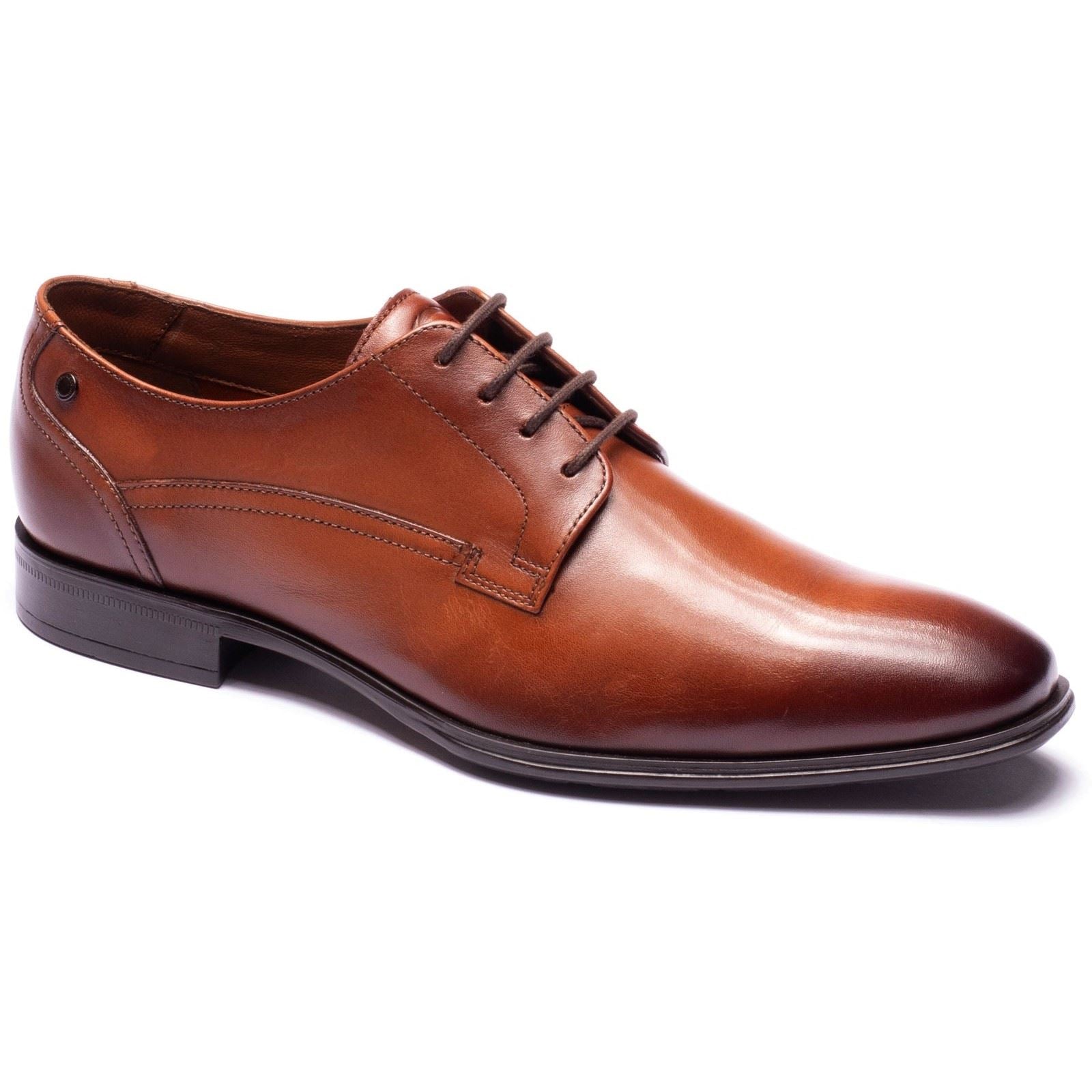 Base London Vance Leather Men's TAN Derby Shoes